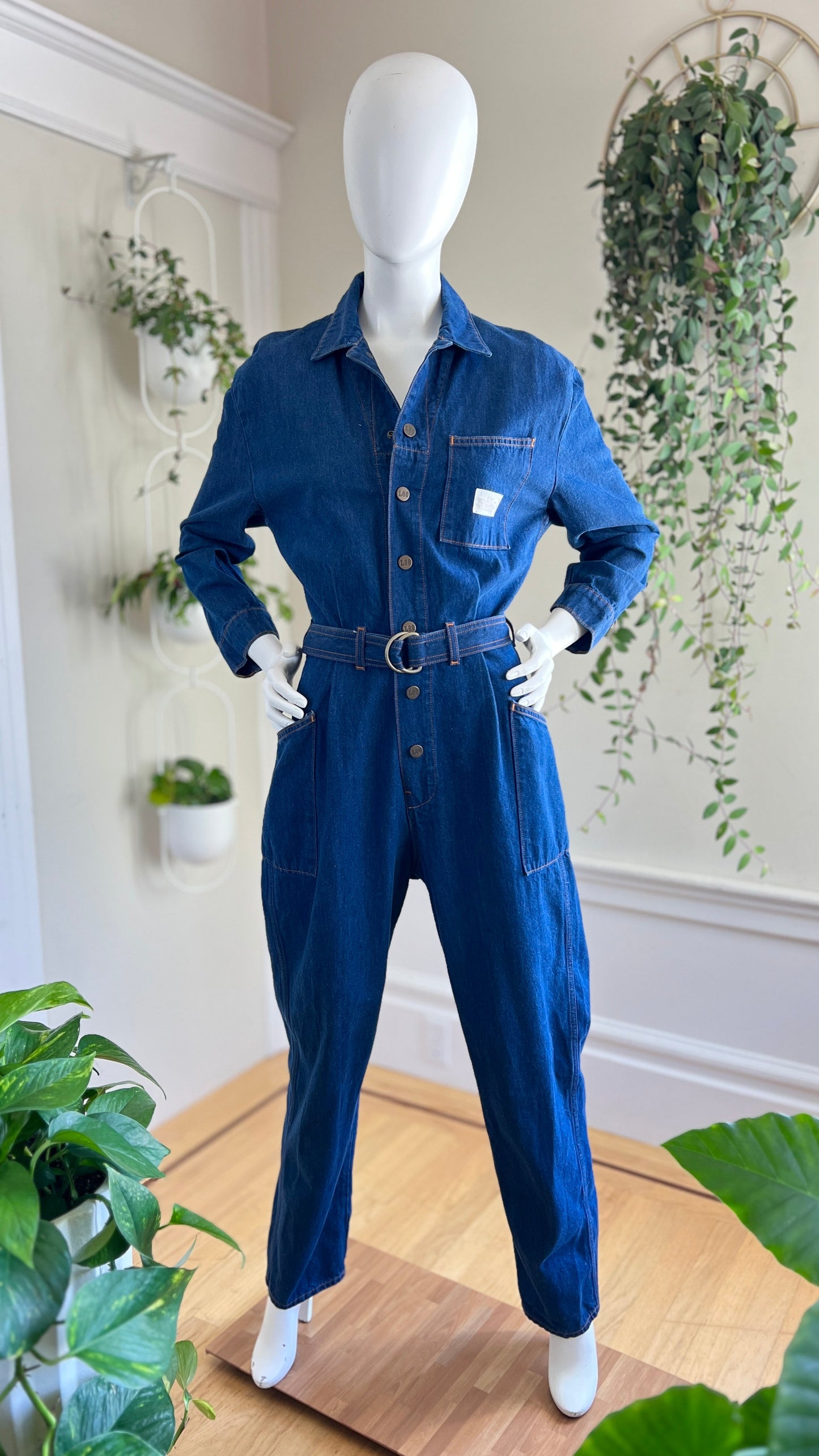 Y2K 2000s LEE Denim Jumpsuit | small/medium