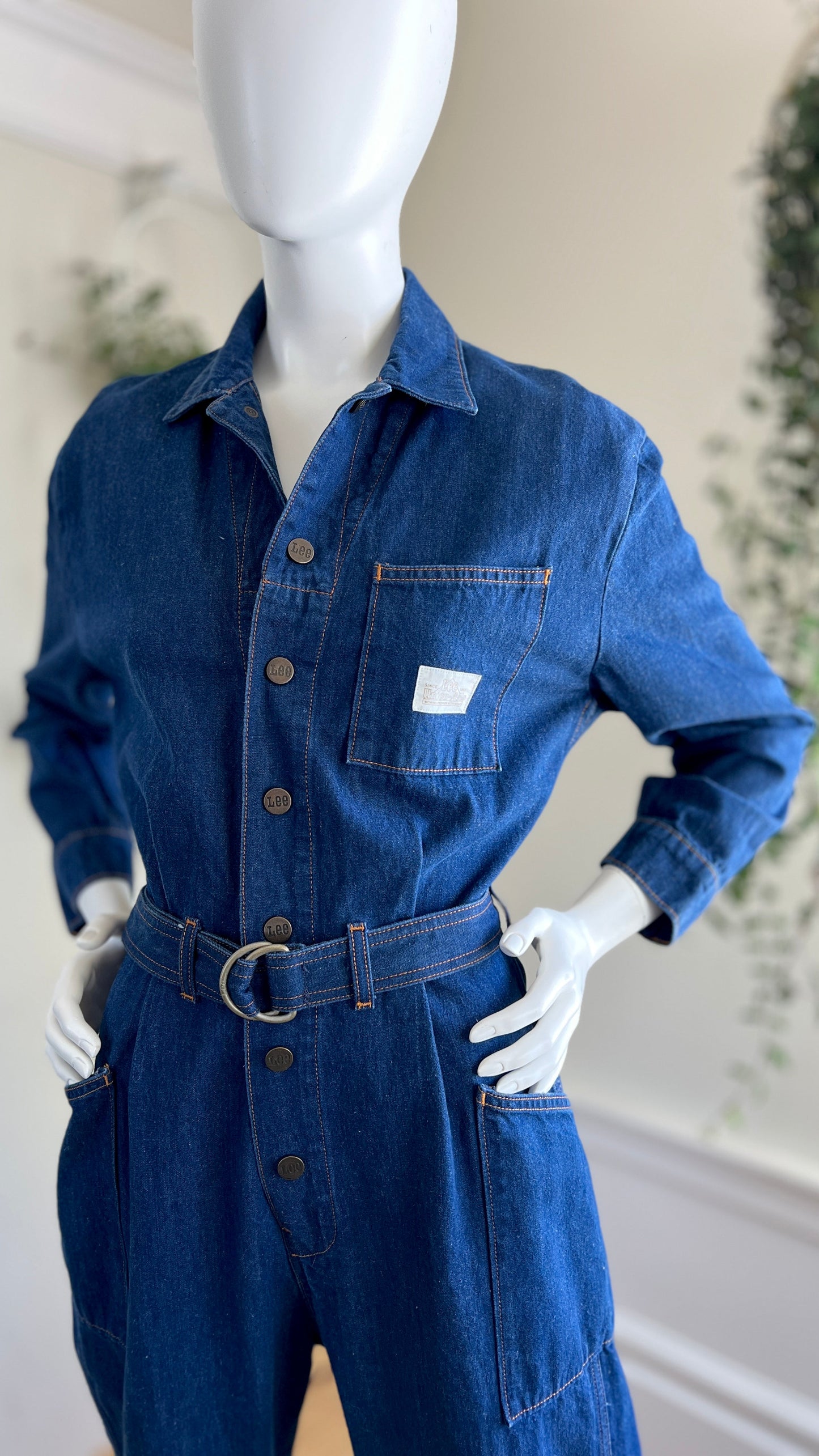 Y2K 2000s LEE Denim Jumpsuit | small/medium