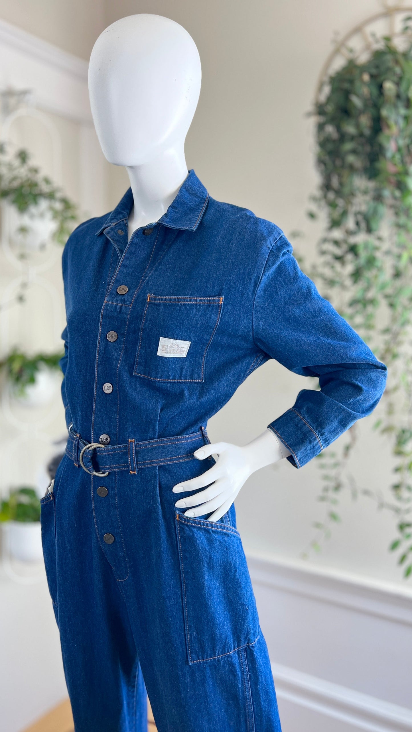 Y2K 2000s LEE Denim Jumpsuit | small/medium