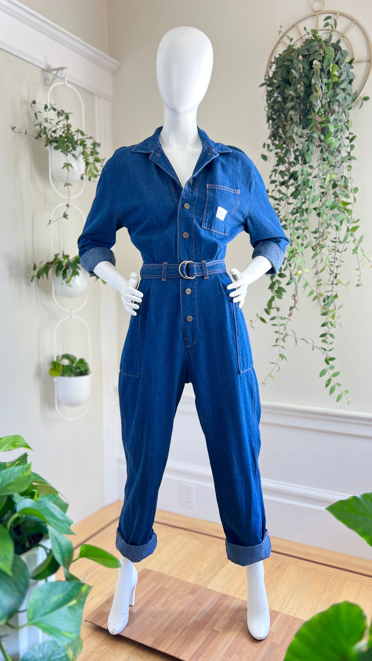 Y2K 2000s LEE Denim Jumpsuit | small/medium