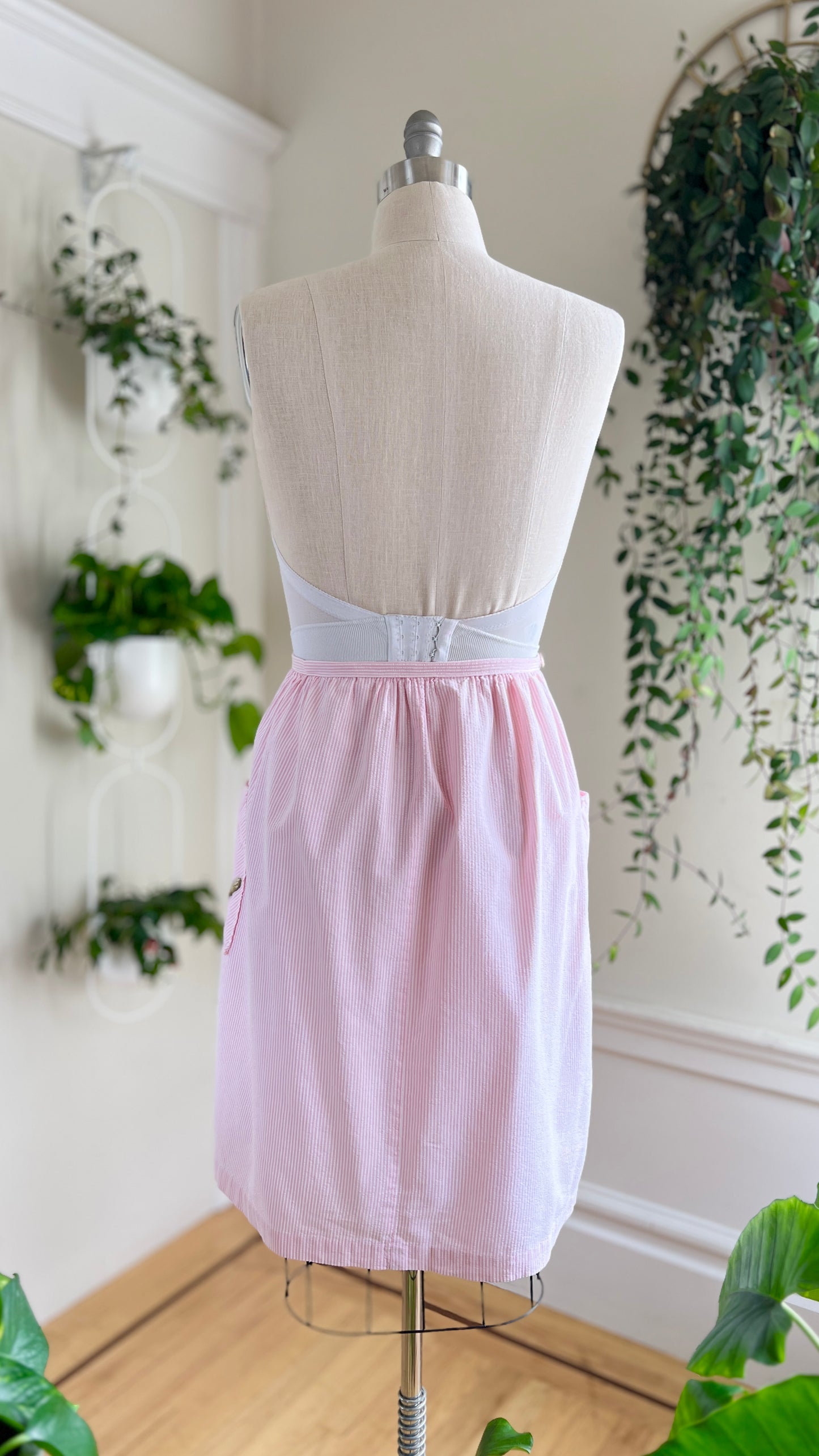 1950s Novelty Appliqué Wrap Skirt | medium