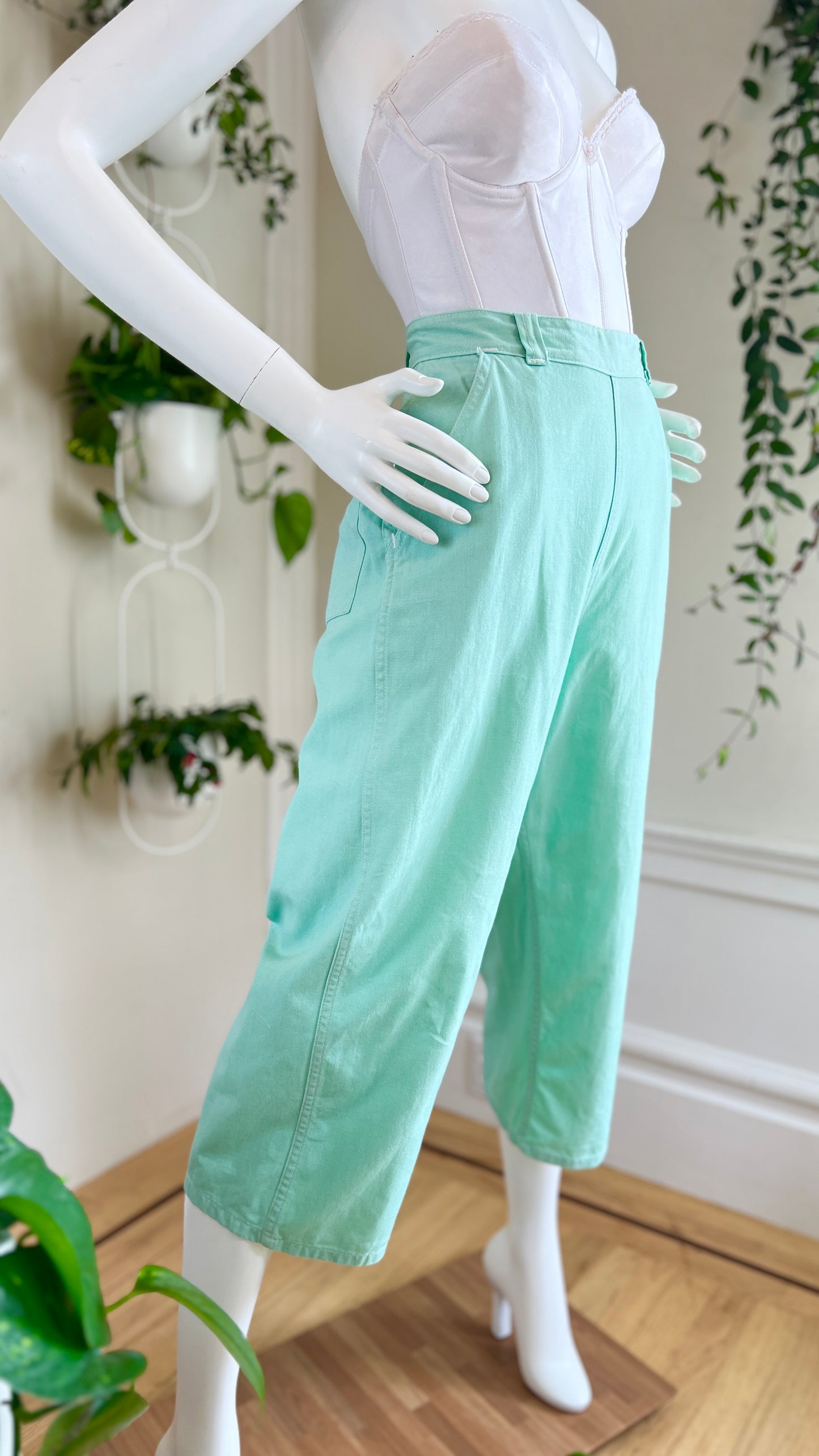 1940s Side Zip Pants | small