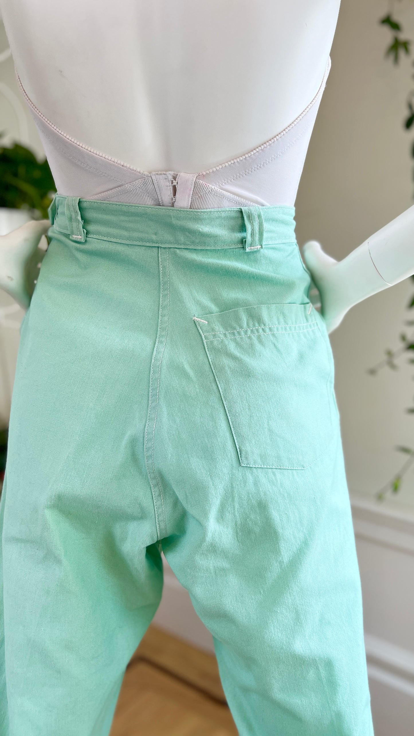 1940s Side Zip Pants | small