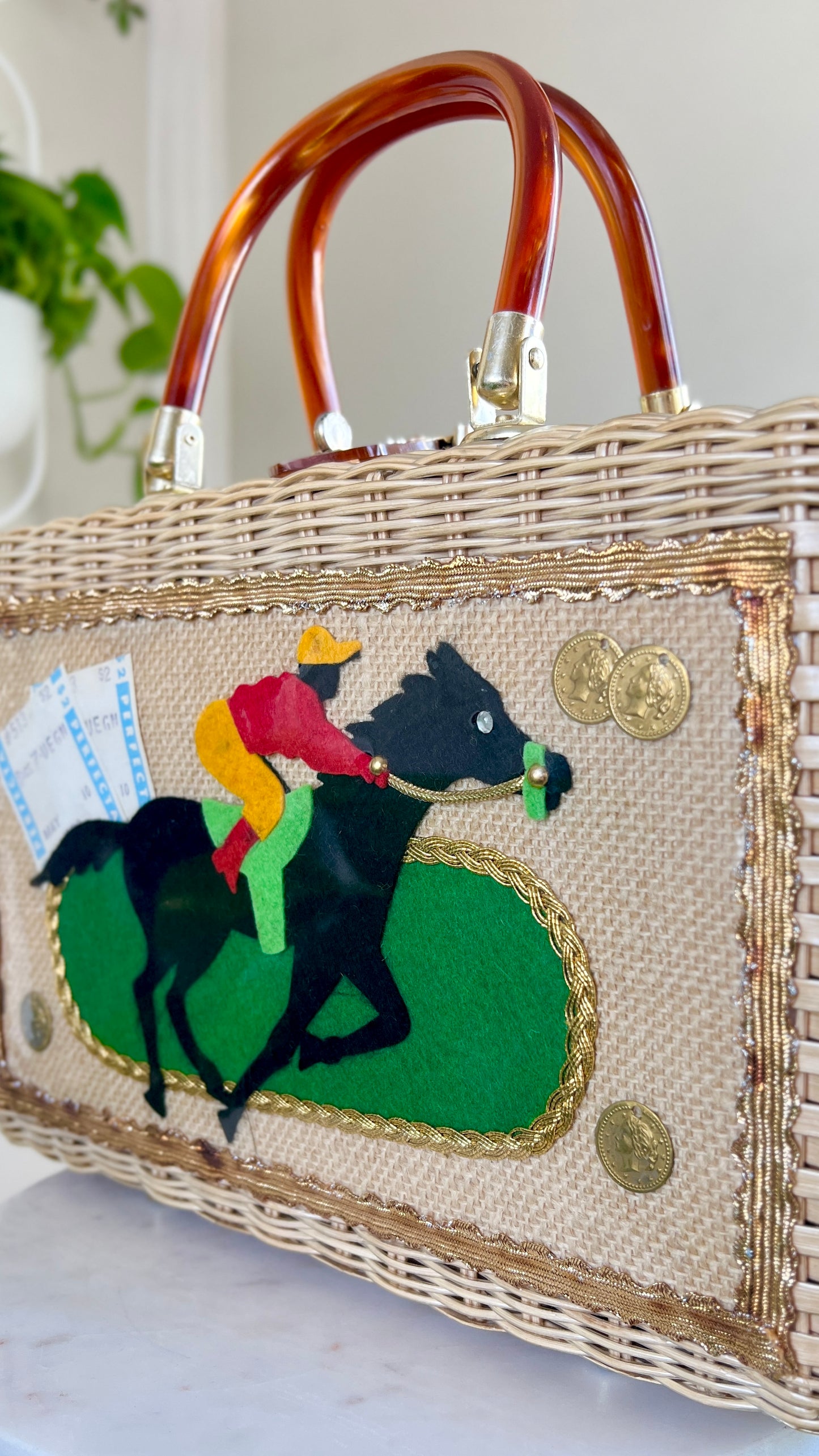 1970s PRINCESS CHARMING by ATLAS Horse Race Purse