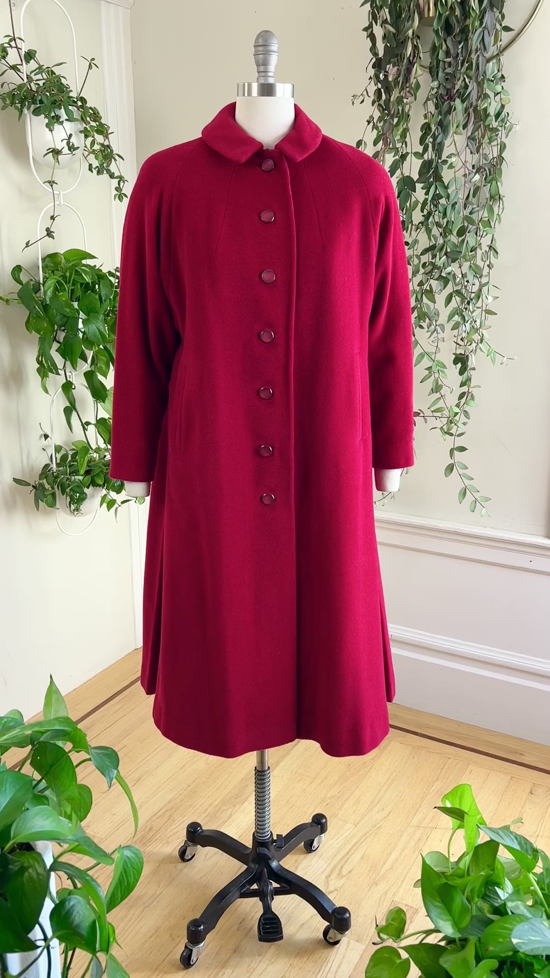 50s US Vintage Wool Coat \