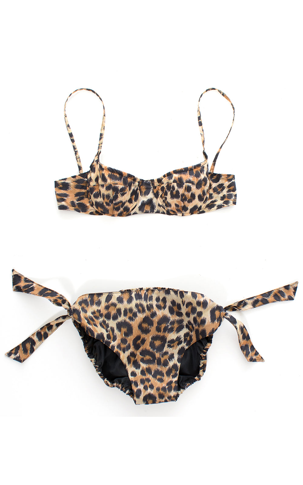 1950s French Leopard Print Bikini