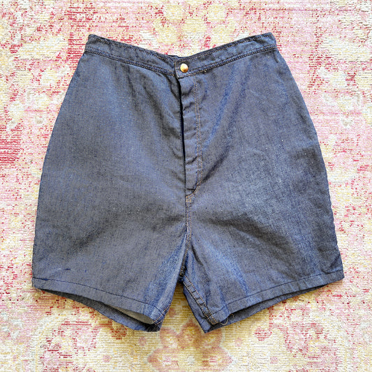 [AS-IS] 1960s Denim Shorts | small
