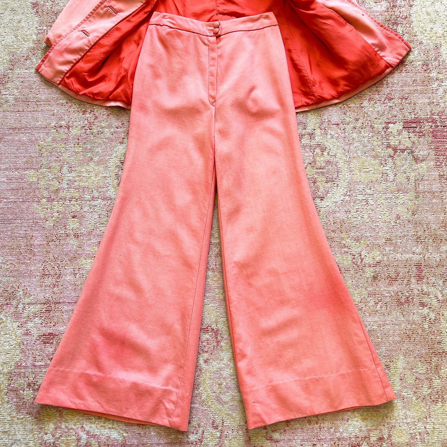 [AS-IS] 1970s Wool Pant Suit | x-small