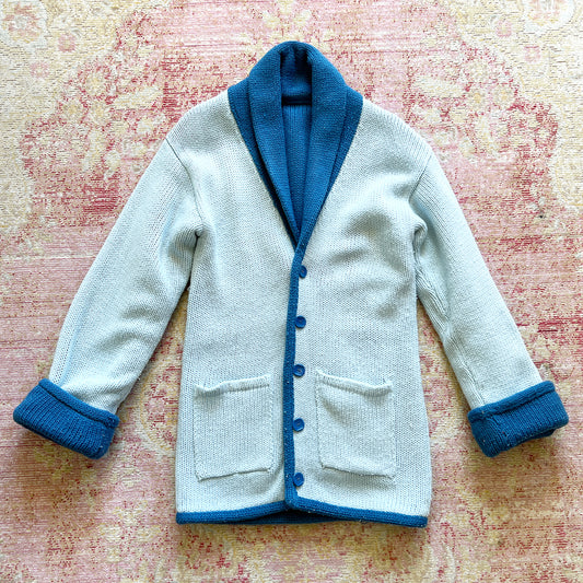 [AS-IS] 1970s Reversible Knit Cardigan | x-small/small