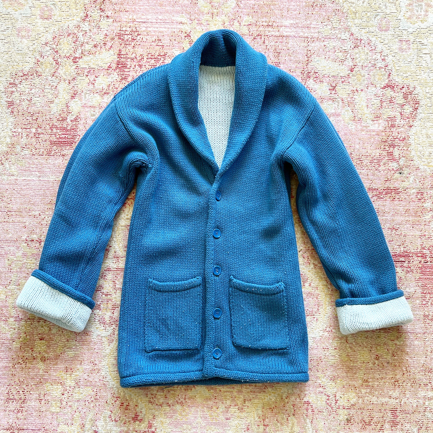 [AS-IS] 1970s Reversible Knit Cardigan | x-small/small