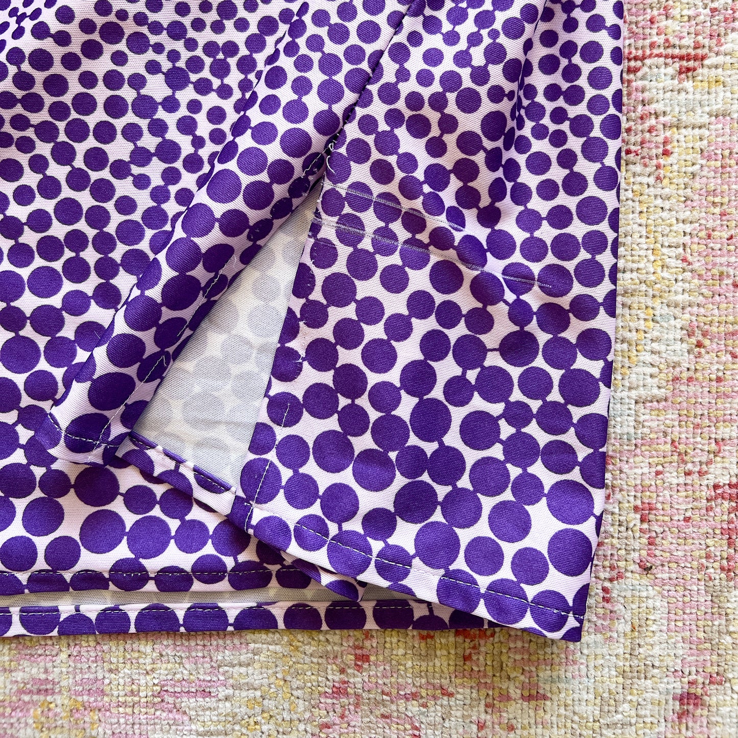 [AS-IS] 1970s Polka Dot Blouse | large/x-large