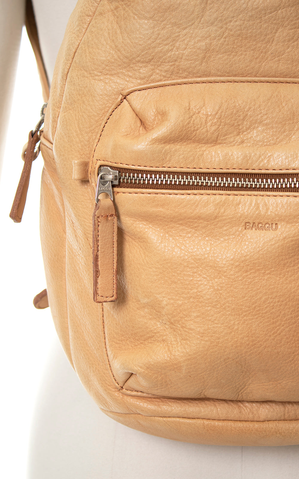 baggu small leather backpack Modern BAGGU Leather Mini Backpack
