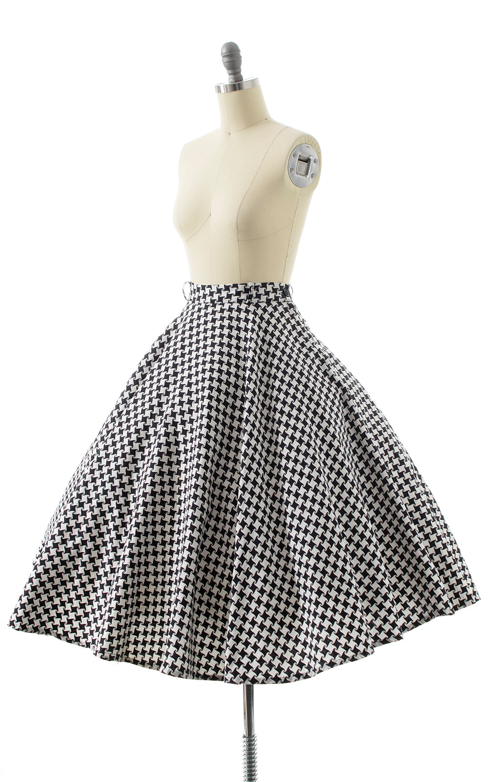 50s houndstooth skirt hotsell