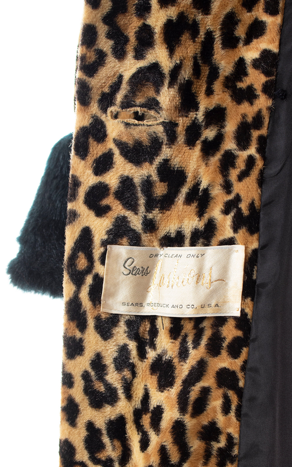 1970s Leopard Print Faux Fur Belted Coat | medium