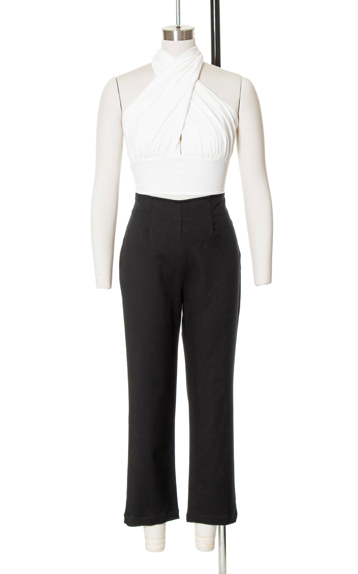 MODERN REFORMATION Black High Waist Pants | medium