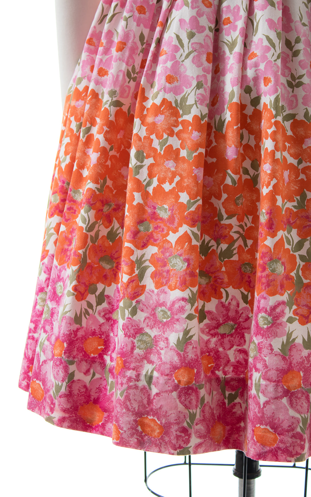 1950s Cole of California Floral Smocked Sundress