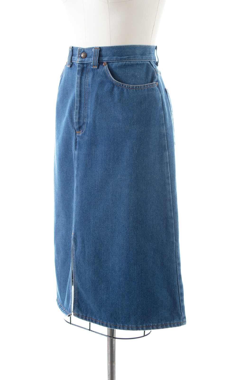 1970s LEVI'S ORANGE TAB Denim Skirt | medium