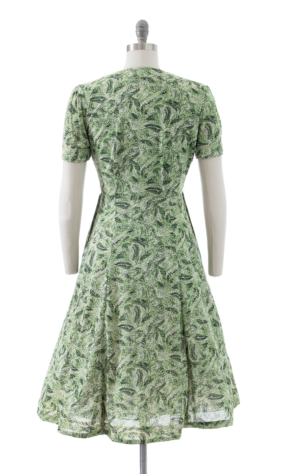 1960s Fern Print Jersey Dress | medium