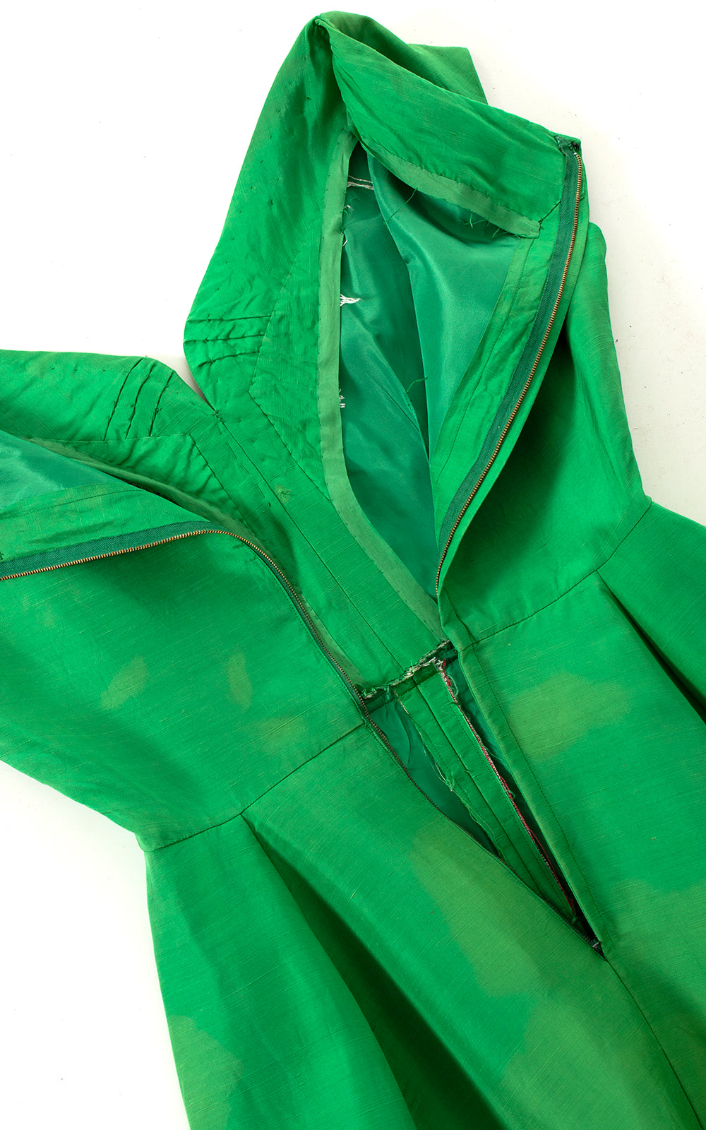 1960s Kelly Green Raw Silk Party Dress Birthday Life Vintage 1960s Kelly Green Raw Silk Party Dress Birthday Life Vintage