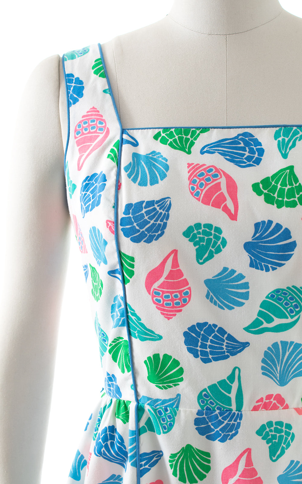 1980s Seashell Novelty Print Sundress | small/medium