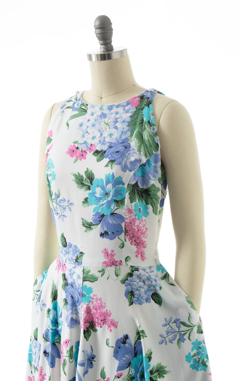 1980s LANZ Floral Sundress with Pockets | small