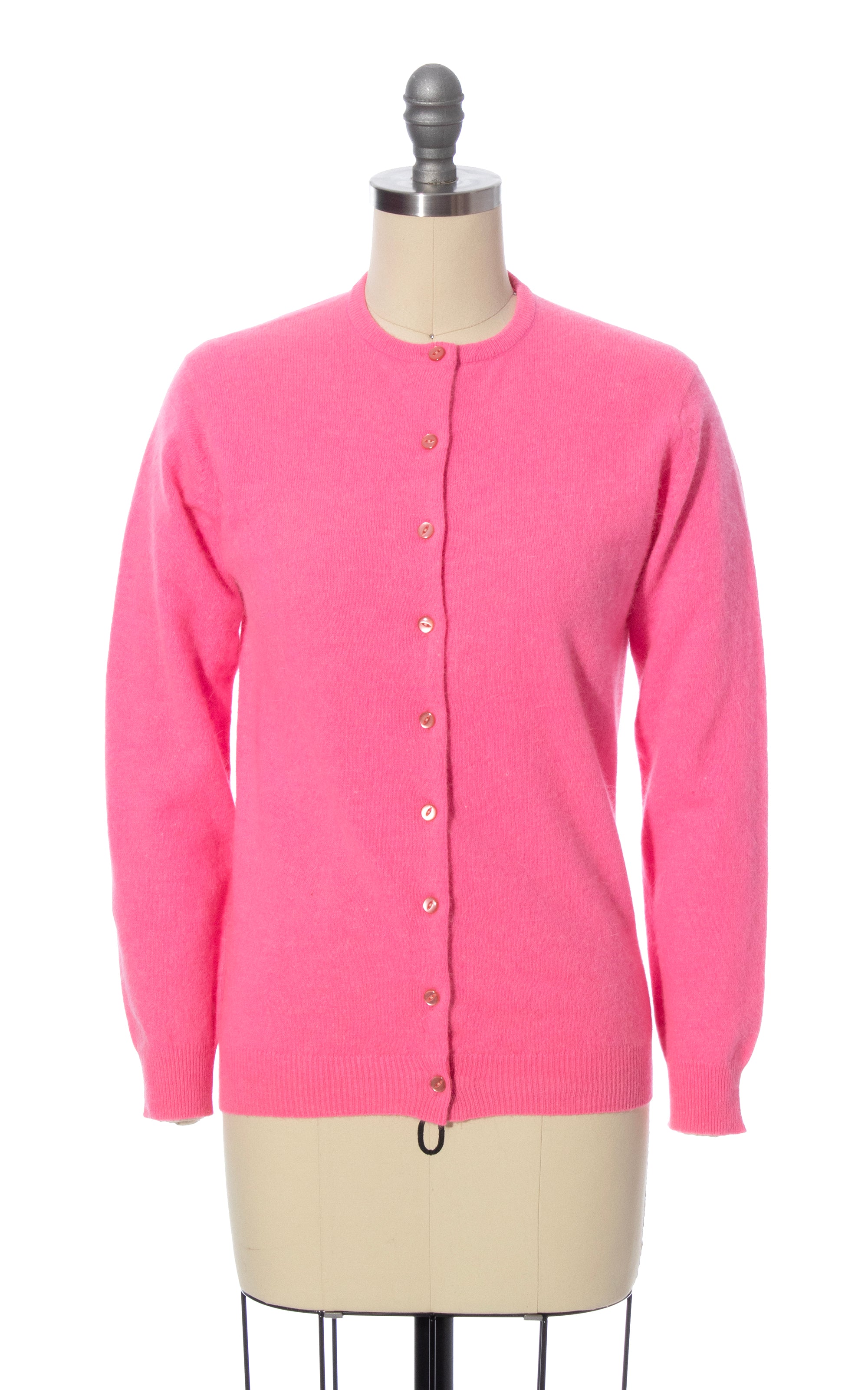 vintag pink cardigan