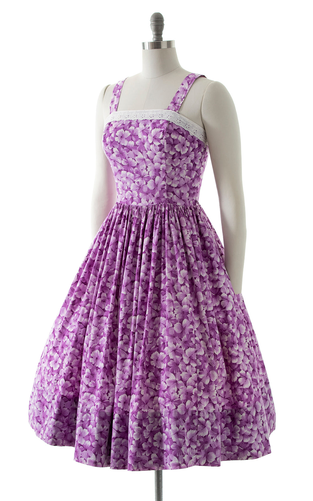 1950s Floral Cotton Sundress & Bolero Set BirthdayLifeVintage