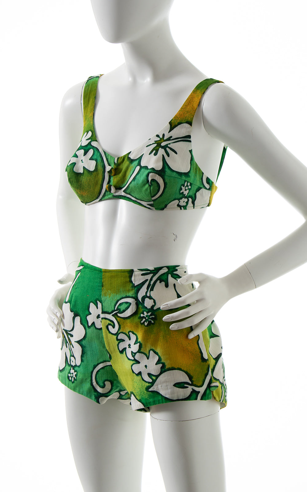 1960s Kamehameha Floral Hawaiian Bikini BirthdayLifeVintage