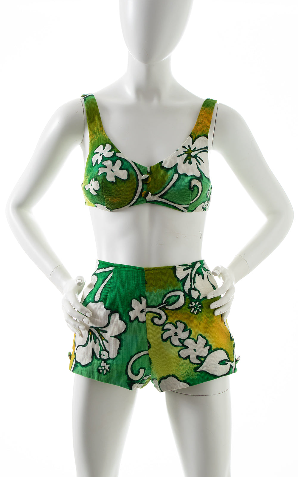 1960s Kamehameha Floral Hawaiian Bikini BirthdayLifeVintage