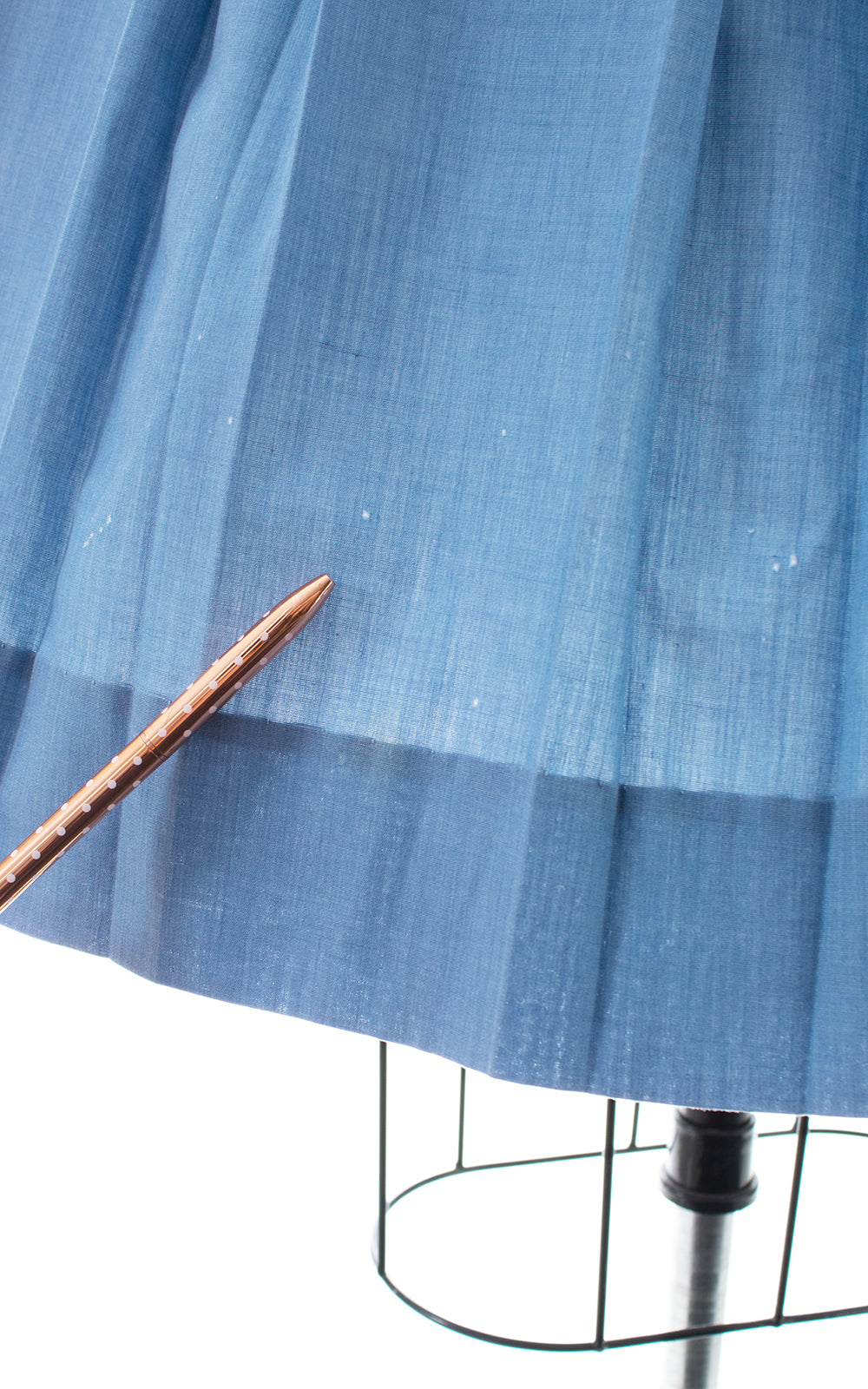 1950s Blue Cotton Sundress