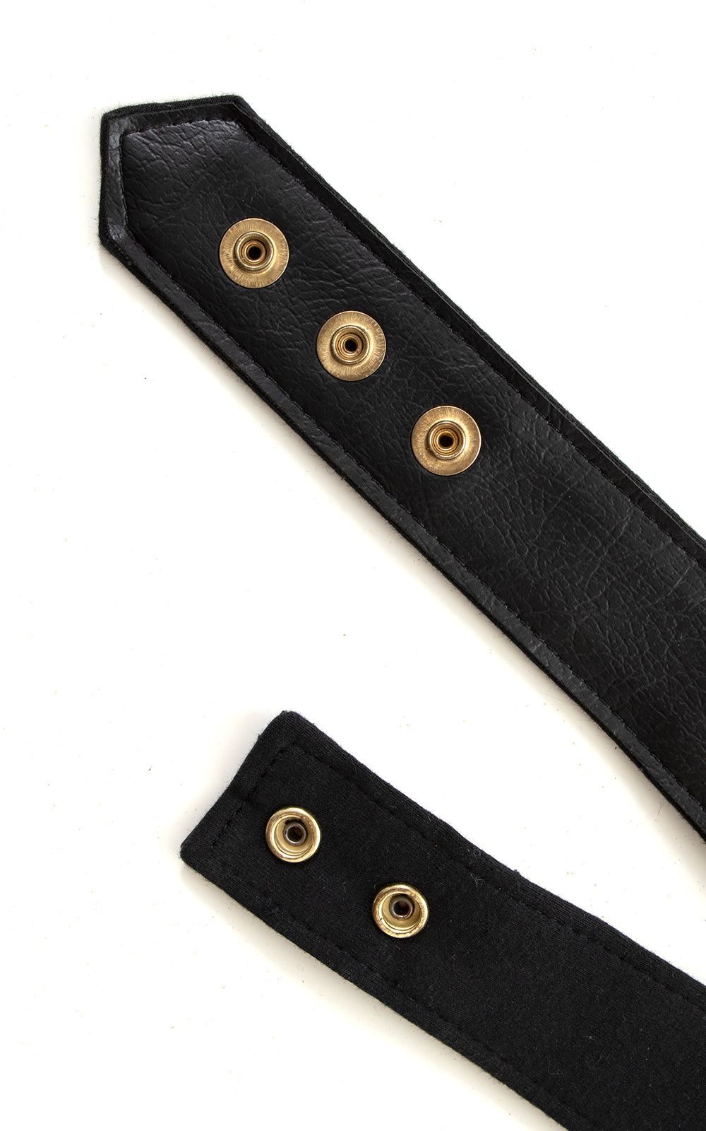 1980s does 1950s Studded Black Cinch Belt | large