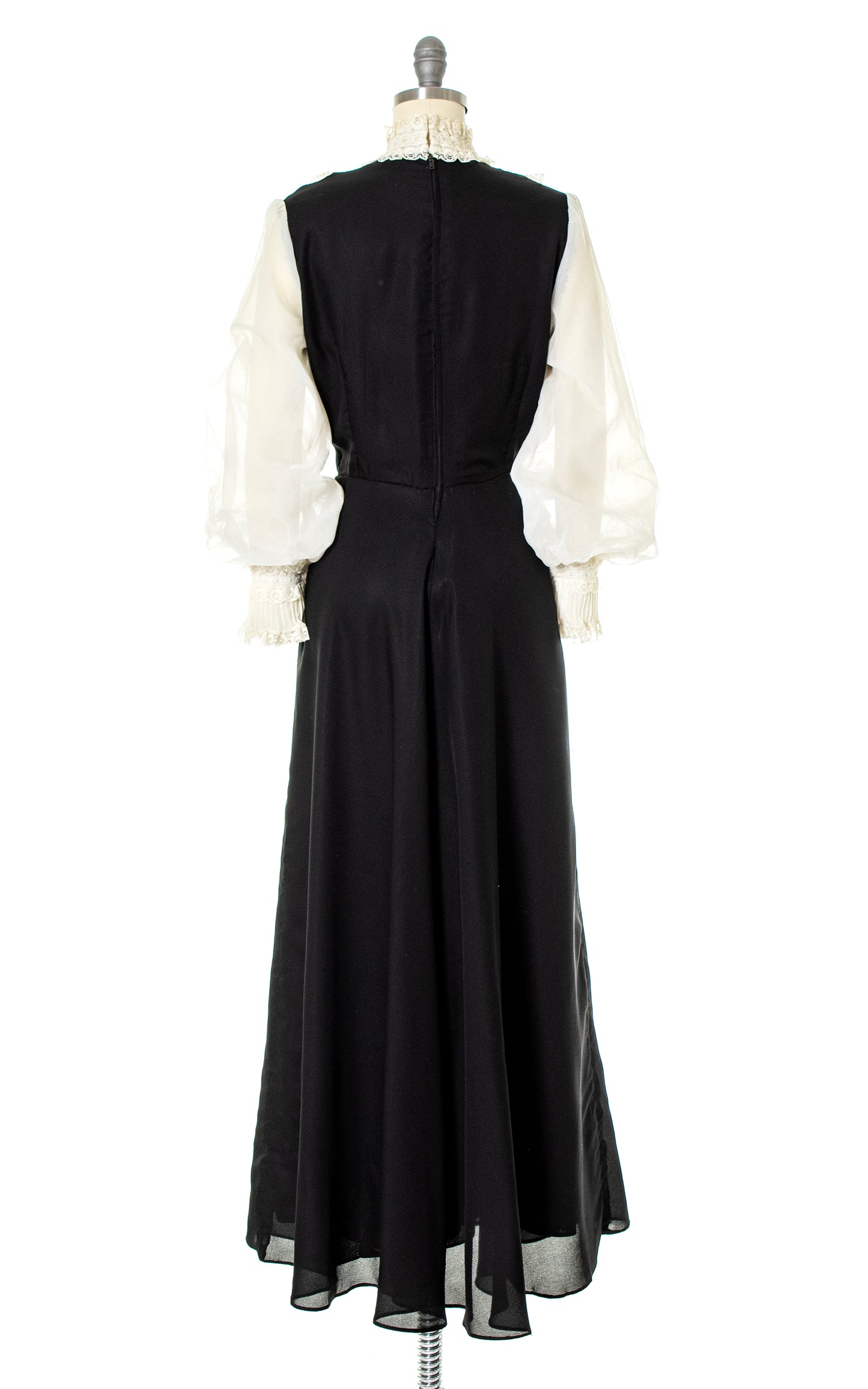 1970s Wednesday Addams Maxi Dress | small