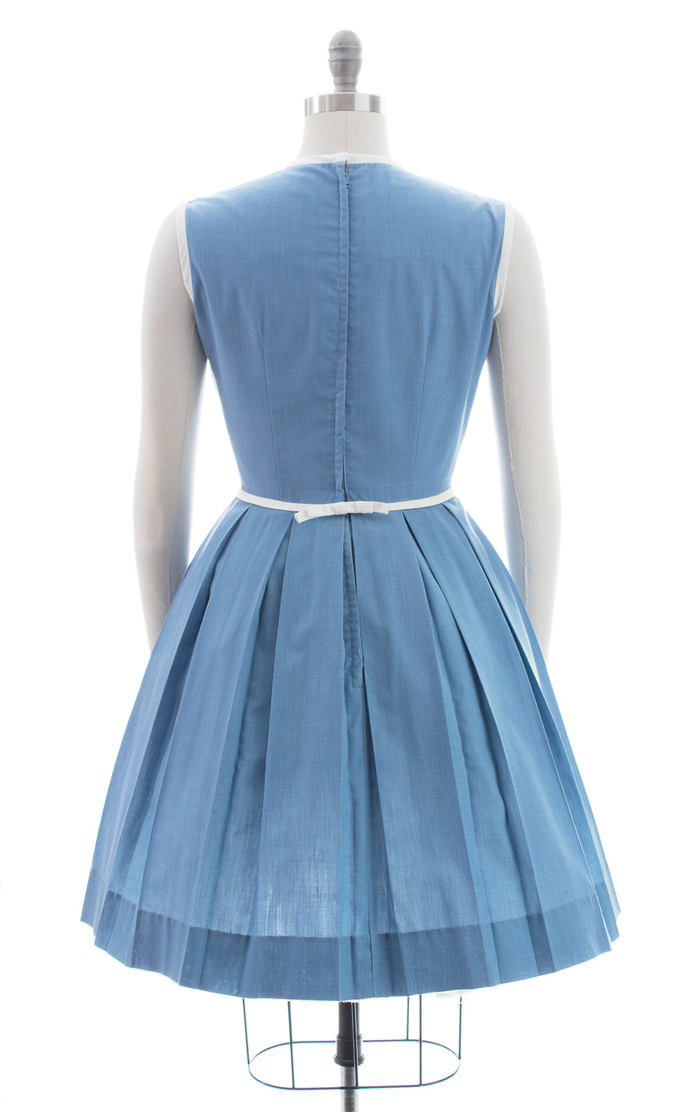1950s Blue Cotton Sundress