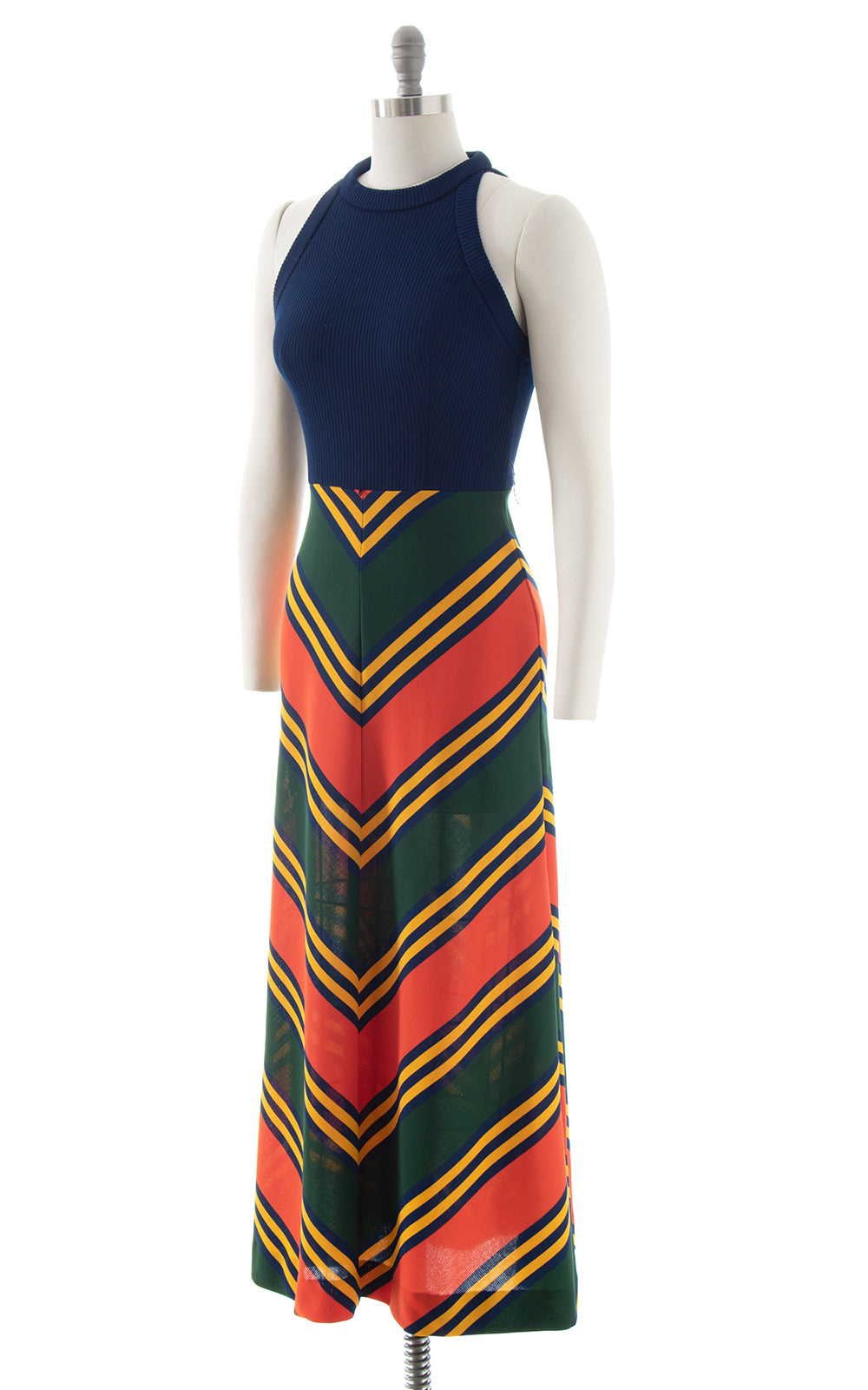 Chevron stripe hotsell maxi dress