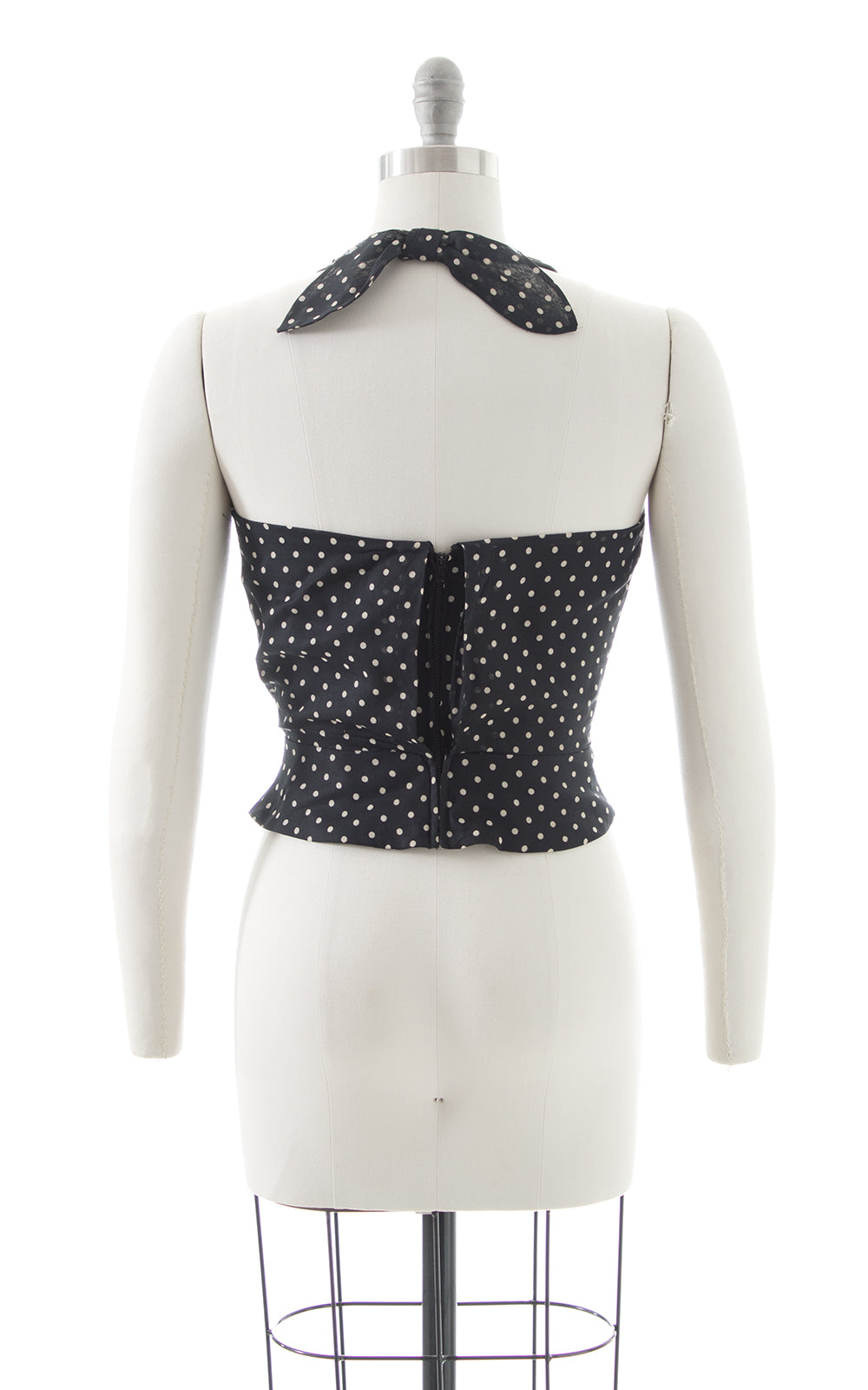 1970s Polka Dot Halter Top BirthdayLifeVintage