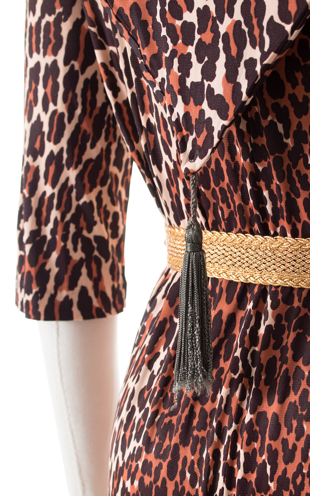 1970s Leopard Print Jumpsuit