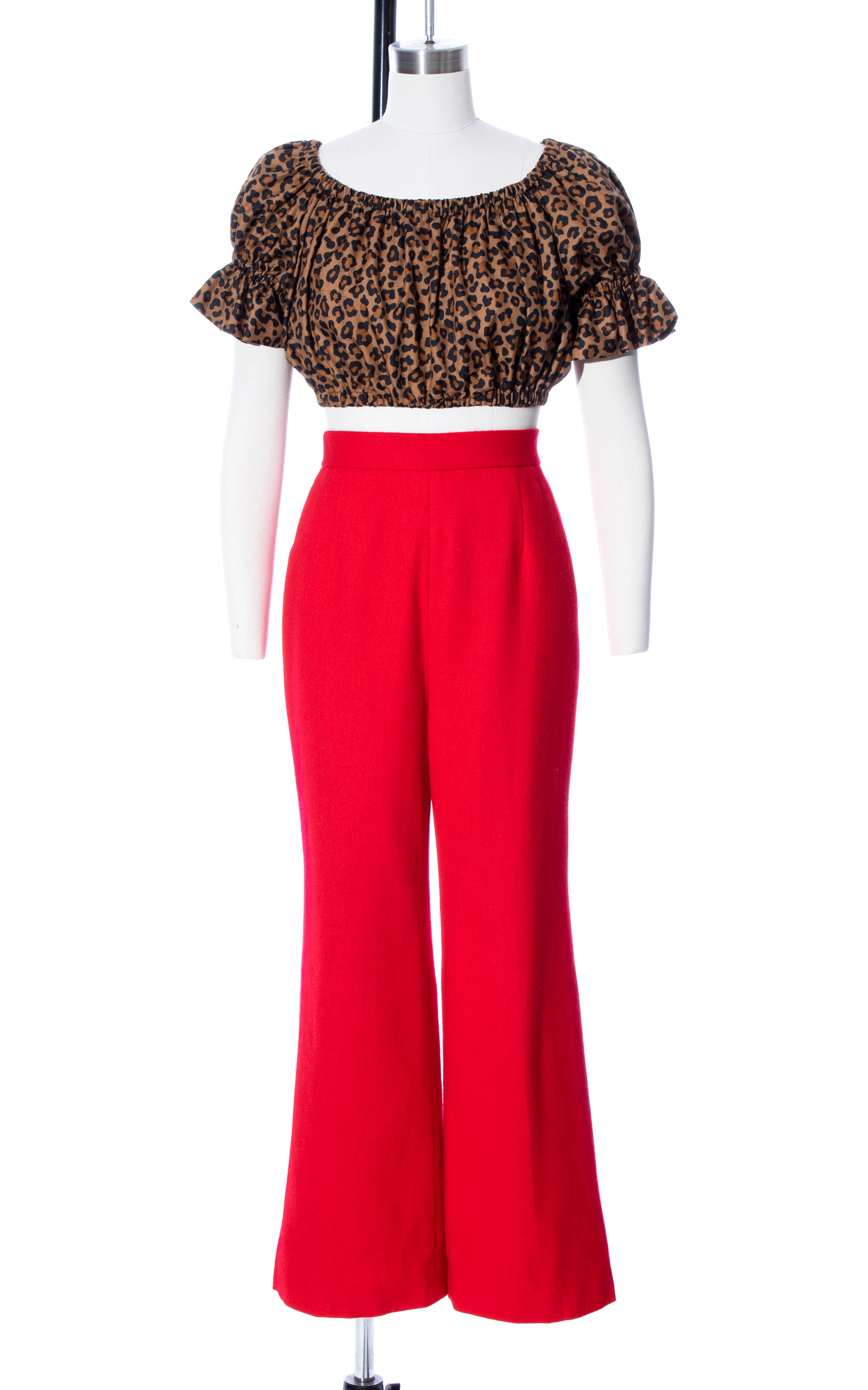 1970s Red Wool Bell Bottom Pants  x-small – Birthday Life Vintage