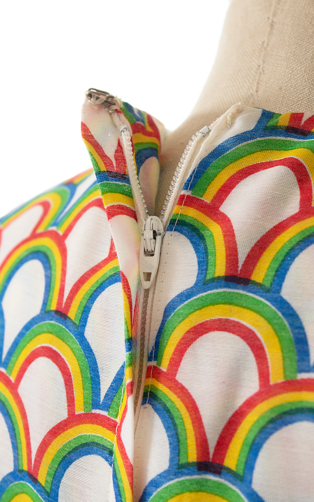 1960s DEADSTOCK Rainbow Dress | medium