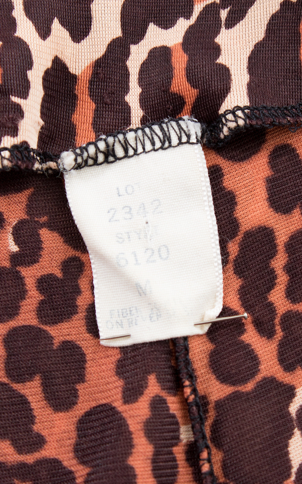 1970s Leopard Print Jumpsuit
