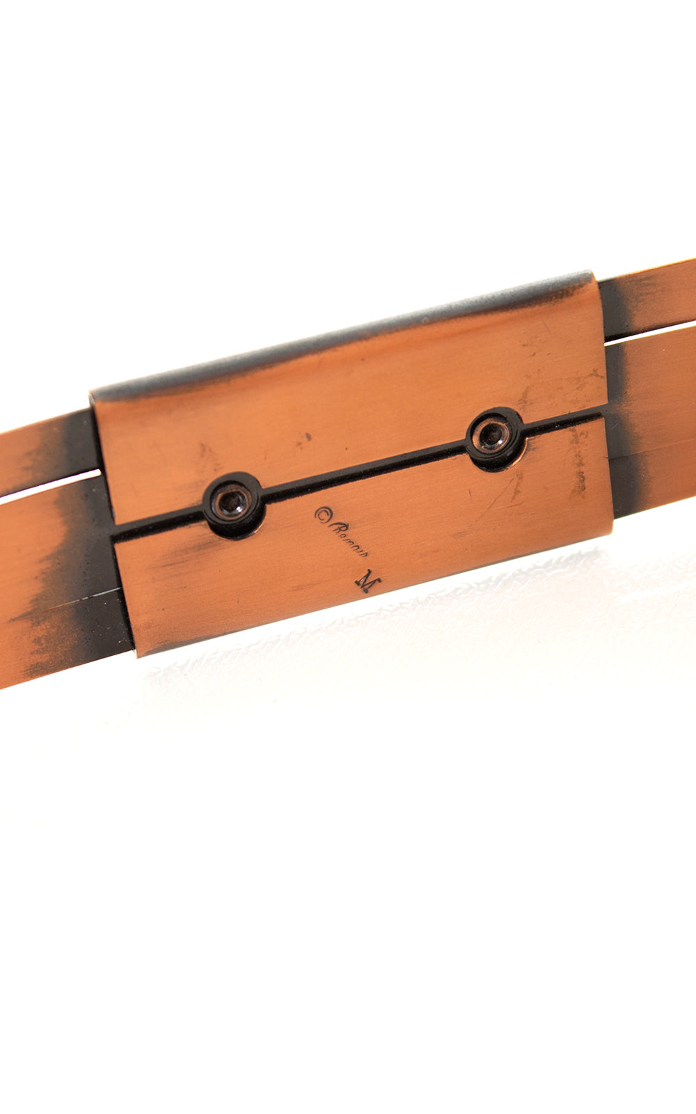 1950s RENOIR Copper Chain Belt | small/medium