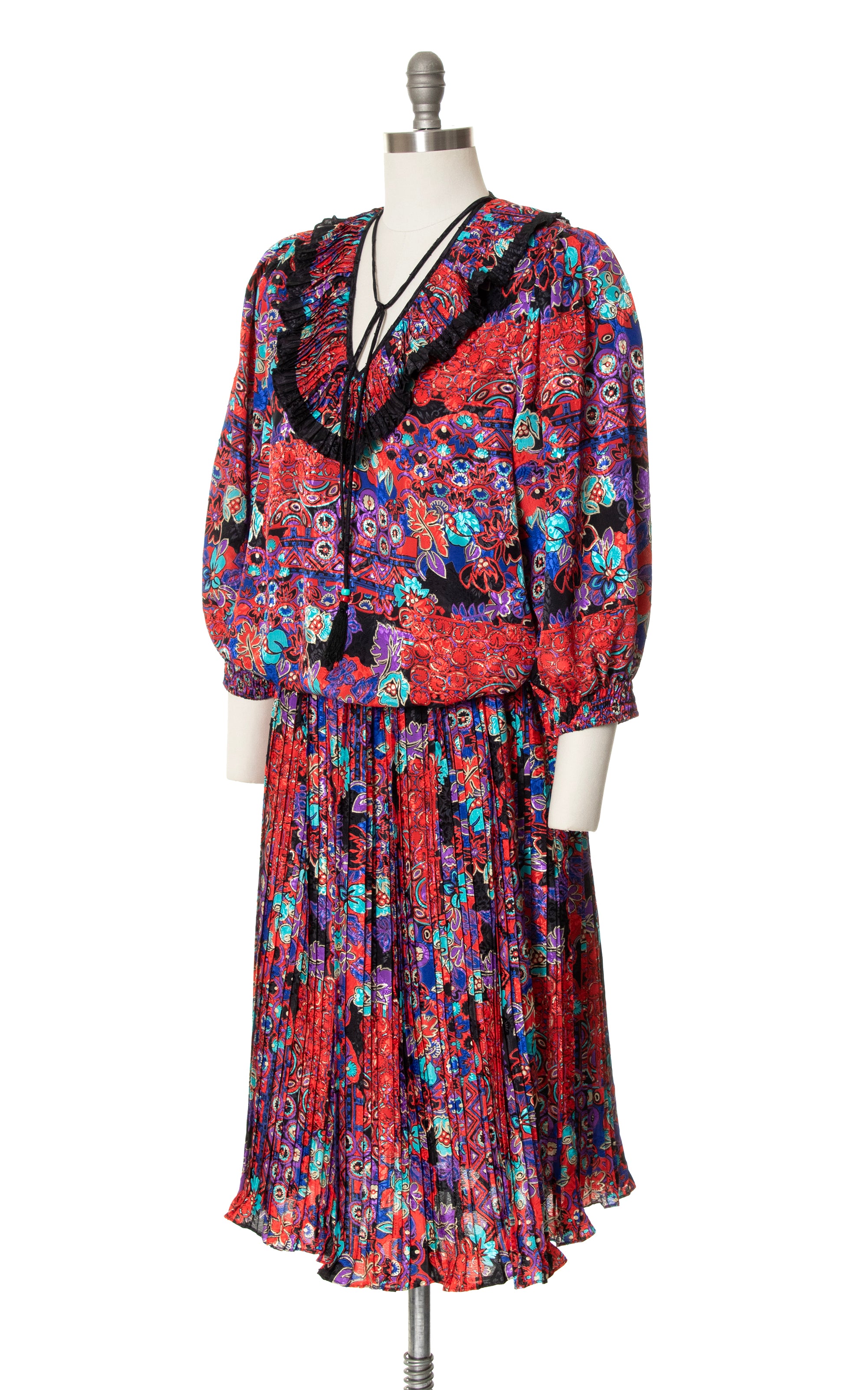 s DIANE FREIS Floral Georgette Dress   medium/large – Birthday