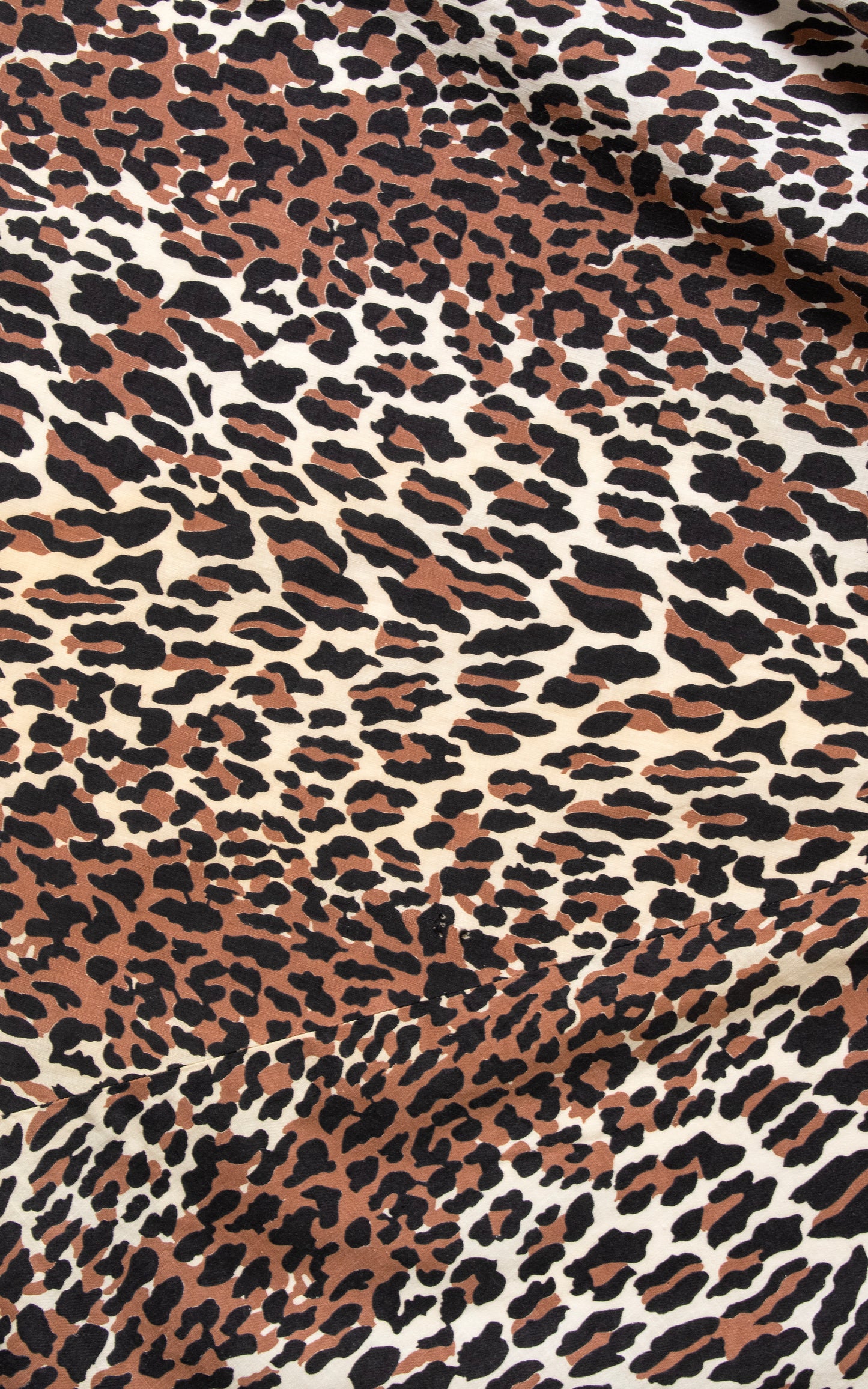 1970s Leopard Print Maxi Wrap Dress | small/medium