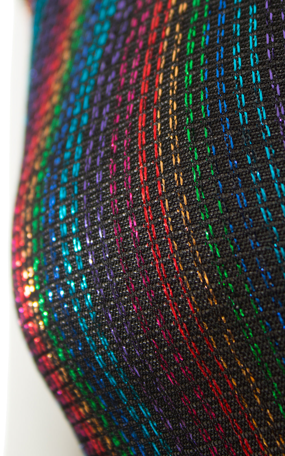 1970s Deadstock Metallic Rainbow Dress BirthdayLifeVintage