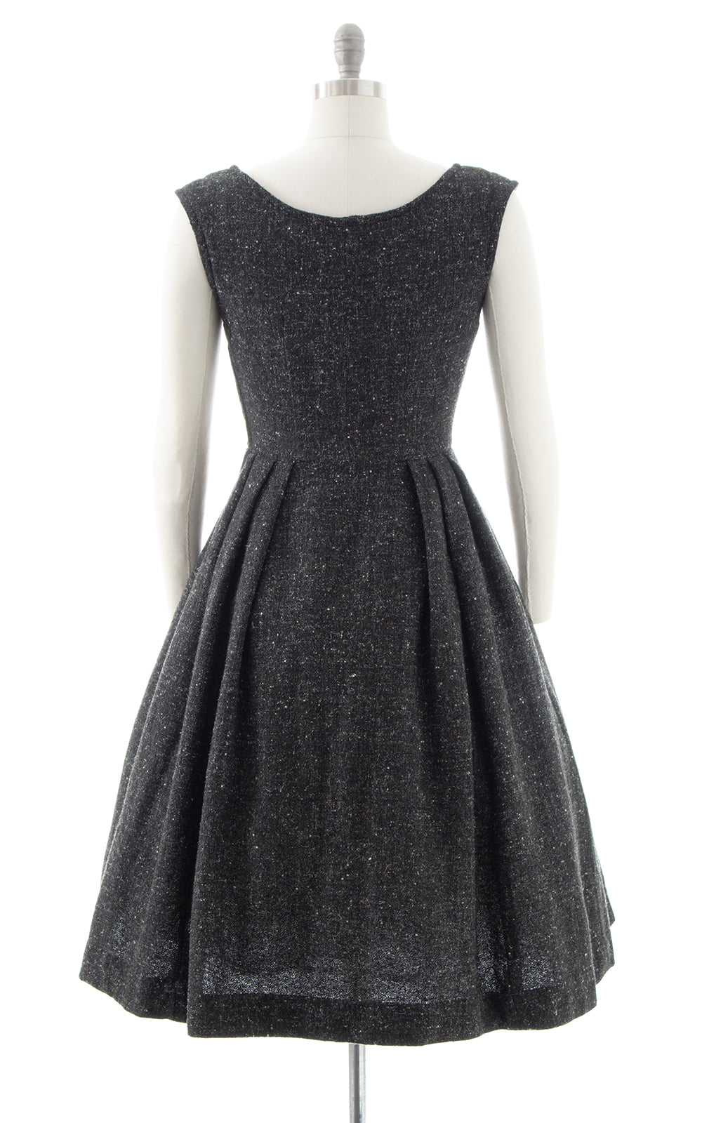 1950s Flecked Wool Dress | small/medium