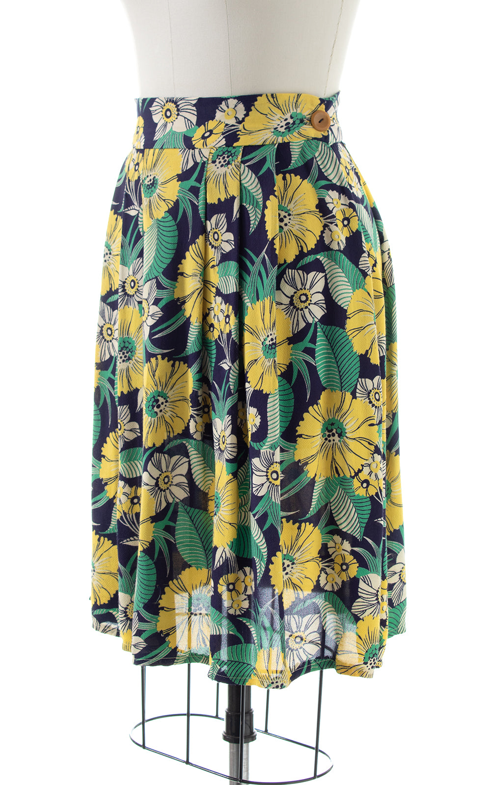 1930s Floral Skirt | small