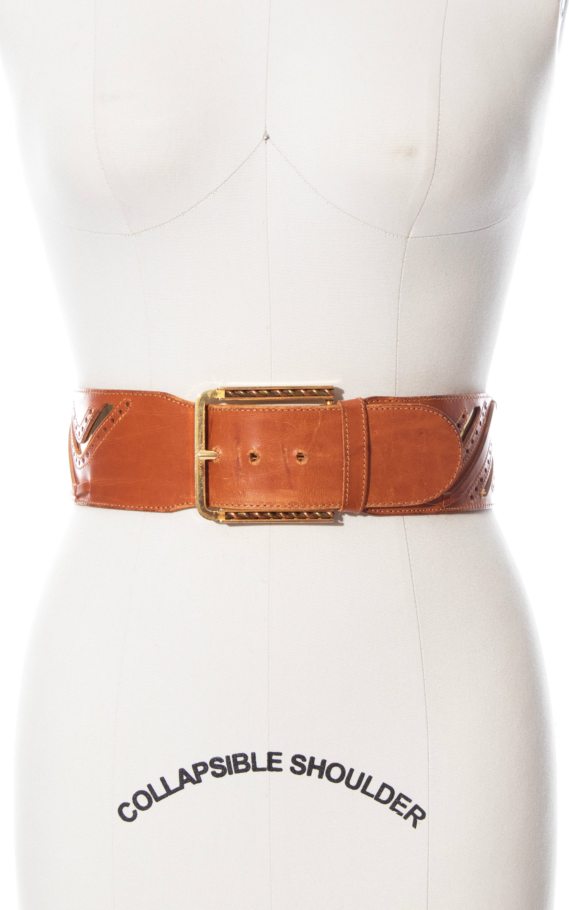 Women's Vintage Refurbished Buckle Belt
