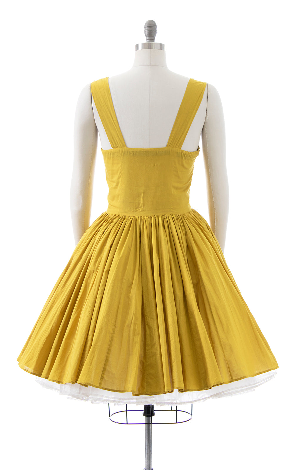 Modern 1950s Style Chartreuse Sundress with Wrap | medium