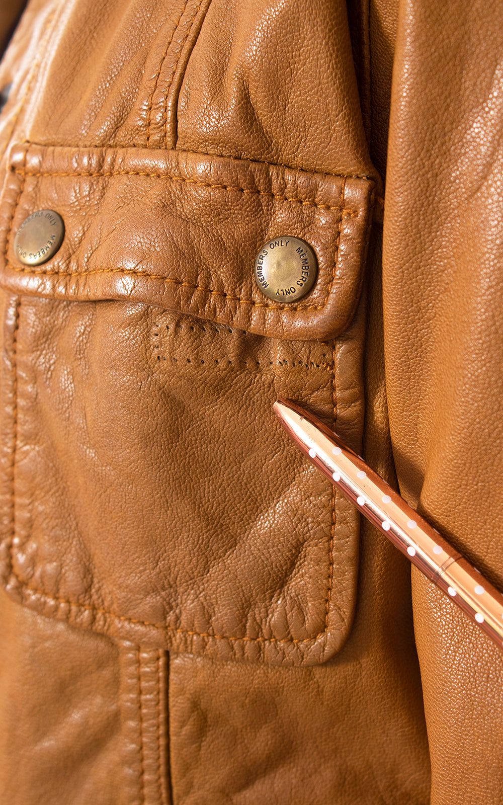 1970s MEMBER'S ONLY Cropped Leather Jacket | x-small/small