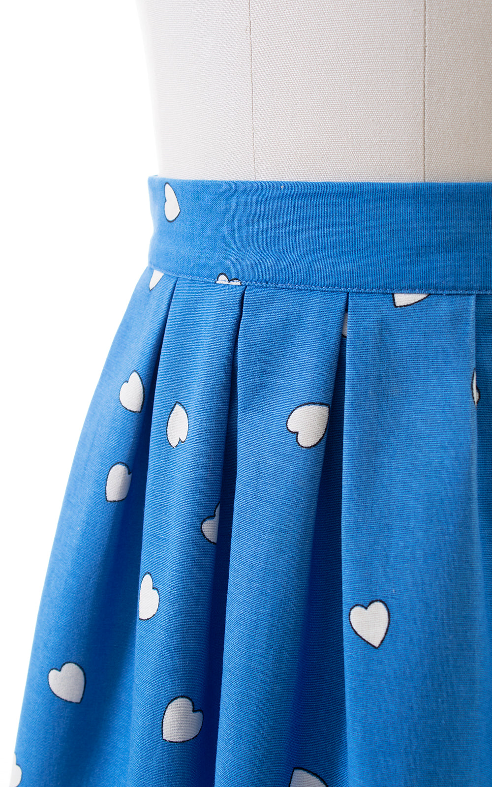 1980s Heart Print Skirt | medium