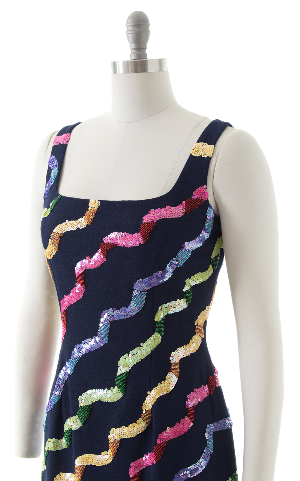 1980s Sequin Snake Party Dress BirthdayLifeVintage